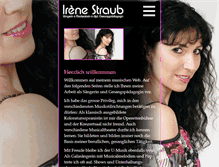 Tablet Screenshot of irene-straub.ch